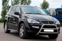 SsangYong Kyron 2005-2014 Protezione Anteriore WT022 Acciaio Inox foto 3