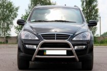 SsangYong Kyron 2005-2014 Protezione Anteriore WT022 Acciaio Inox foto 2