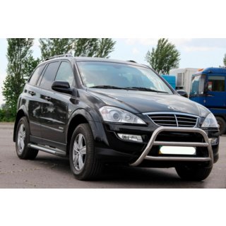 Protezione Anteriore WT022 Acciaio Inox SsangYong Kyron 2005-2014 foto 3