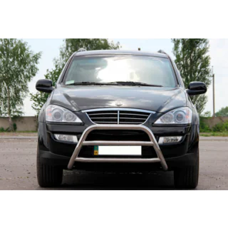 Protezione Anteriore WT022 Acciaio Inox SsangYong Kyron 2005-2014 foto 2