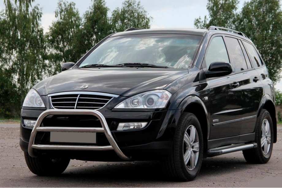 SsangYong Kyron 2005-2014 Protezione Anteriore WT022 Acciaio Inox Image