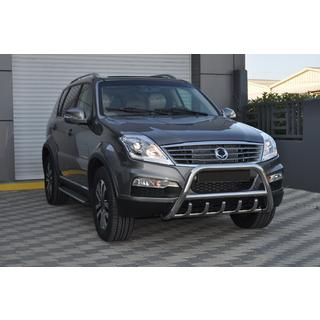 Paraurti Anteriore WT003 (Acciaio Inox) SsangYong Rexton I 2001-2017 foto 4