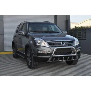 Paraurti Anteriore WT003 (Acciaio Inox) SsangYong Rexton I 2001-2017 foto 4