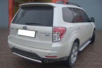 Subaru Forester 2008-2013 Barra Posteriore AK002 (Acciaio Inox) foto 2