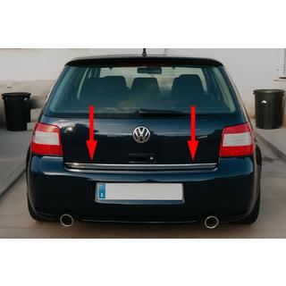 Modanatura bagagliaio acciaio inox Volkswagen Golf 4 1997-2006 foto 1