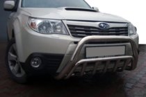 Subaru Forester 2008-2013 Protezione Anteriore WT002 (Acciaio Inox) foto 1