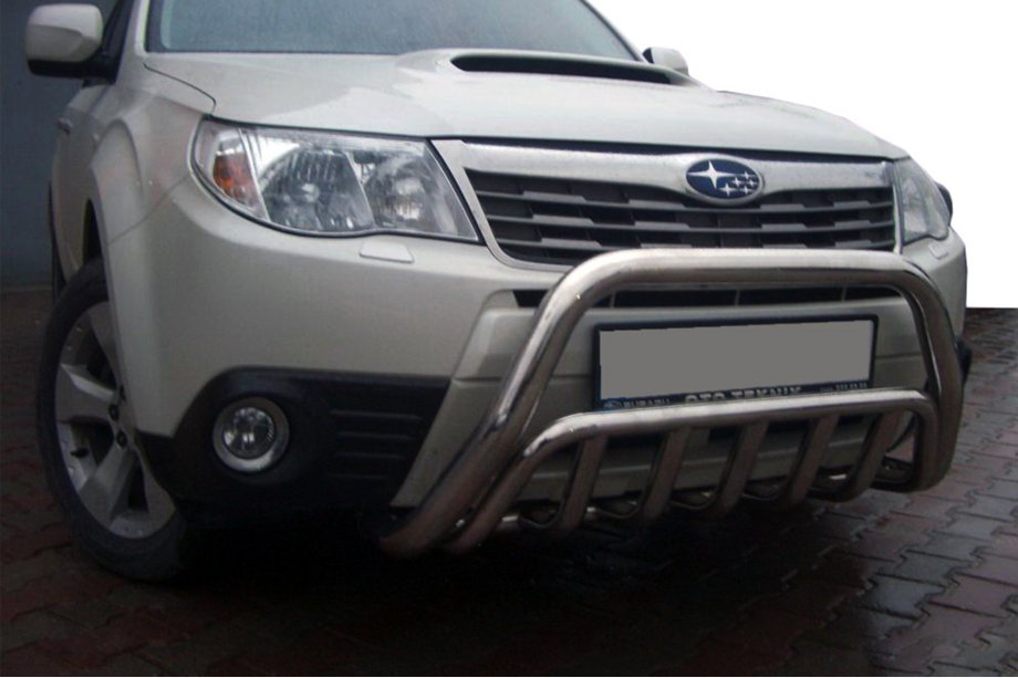 Subaru Forester 2008-2013 Protezione Anteriore WT002 (Acciaio Inox) Image