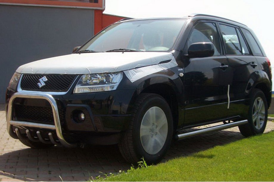 Suzuki Grand Vitara 2005-2017 Parabulloni QT006 (Acciaio Inox) Image
