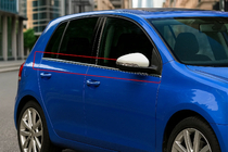 Volkswagen Golf 6 2008-2014 Modanature Finestrini (4 pz, Acciaio Inox) OmsaLine - Acciaio Inox Italiano foto 2
