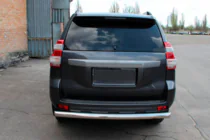 Toyota Land Cruiser Prado 150 2009-2023 Barra Posteriore AK002 (Acciaio Inox) foto 3