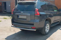Toyota Land Cruiser Prado 150 2009-2023 Barra Posteriore AK002 (Acciaio Inox) foto 4