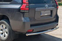 Toyota Land Cruiser Prado 150 2009-2023 Barra Posteriore AK002 (Acciaio Inox) foto 8