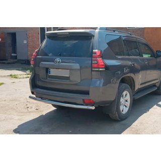 Barra Posteriore AK002 (Acciaio Inox) Toyota Land Cruiser Prado 150 2009-2023 foto 4