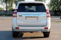 Toyota Land Cruiser Prado 150 2009-2023 Barra Posteriore AK005-2 (Acciaio Inox) foto 2