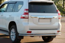 Toyota Land Cruiser Prado 150 2009-2023 Barra Posteriore AK005-2 (Acciaio Inox) foto 3