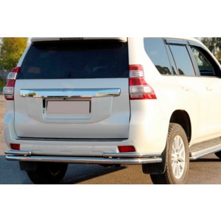 Barra Posteriore AK005-2 (Acciaio Inox) Toyota Land Cruiser Prado 150 2009-2023 foto 1