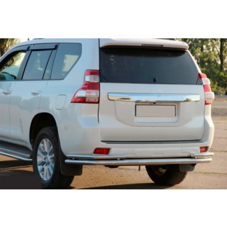 Barra Posteriore AK005-2 (Acciaio Inox) Toyota Land Cruiser Prado 150 2009-2023 foto 3