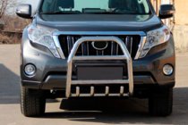 Toyota Land Cruiser Prado 150 2009-2023 Protezione Anteriore QT007 (Acciaio Inox) foto 1