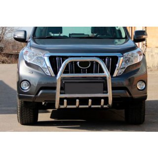 Protezione Anteriore QT007 (Acciaio Inox) Toyota Land Cruiser Prado 150 2009-2023 foto 1