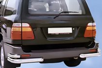 Toyota Land Cruiser 100 1998-2007 Angolari posteriori AK003-Double (2 pz, acciaio inox) foto 4