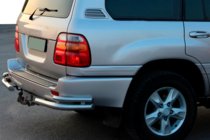Toyota Land Cruiser 100 1998-2007 Angolari posteriori AK003-Double (2 pz, acciaio inox) foto 1