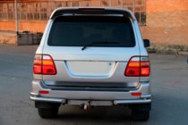 Toyota Land Cruiser 100 1998-2007 Angolari posteriori AK003-Double (2 pz, acciaio inox) foto 3