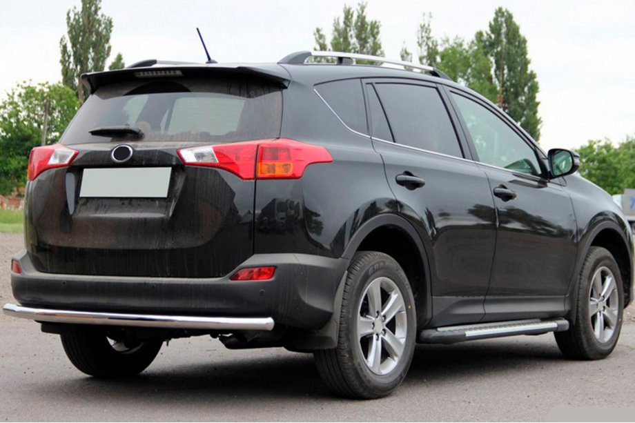 Toyota Rav 4 2013-2018 Barra Posteriore AK002 (Acciaio Inox) Image