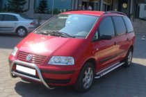 Volkswagen Sharan 1995-2010 Parabullbar WT005 (Acciaio Inox) foto 3
