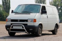 Volkswagen T4 Transporter 1990-2003 Protezione Anteriore WT022 Acciaio Inox foto 3