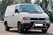 Volkswagen T4 Transporter 1990-2003 Protezione Anteriore WT022 Acciaio Inox foto 1