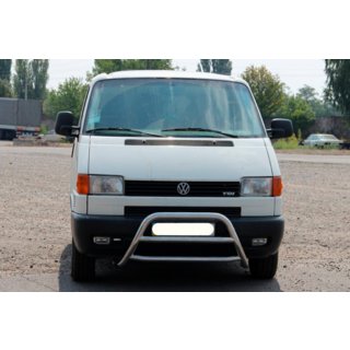 Protezione Anteriore WT022 Acciaio Inox Volkswagen T4 Transporter 1990-2003 foto 2