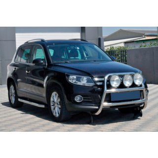 Parabullbar WT018 (Acciaio Inox) Volkswagen Tiguan 2007-2016 foto 3