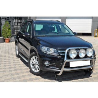 Parabullbar WT018 (Acciaio Inox) Volkswagen Tiguan 2007-2016 foto 1