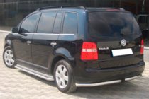 Volkswagen Touran 2003-2010 Angolari posteriori AK003 (2 pz, acciaio inox) foto 3