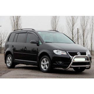 Protezione Anteriore WT022 Acciaio Inox Volkswagen Touran 2003-2010 foto 1
