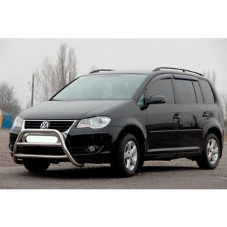 Protezione Anteriore WT022 Acciaio Inox Volkswagen Touran 2003-2010 foto 2
