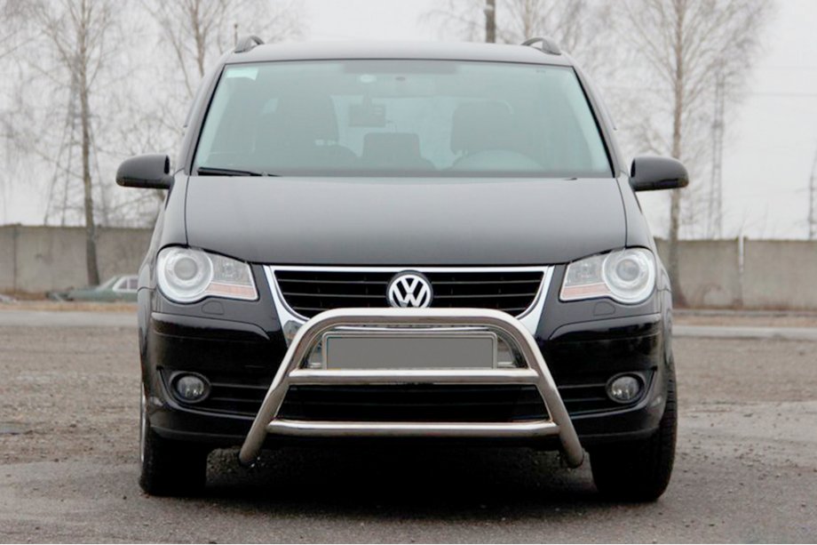 Volkswagen Touran 2003-2010 Protezione Anteriore WT022 Acciaio Inox Foto 3