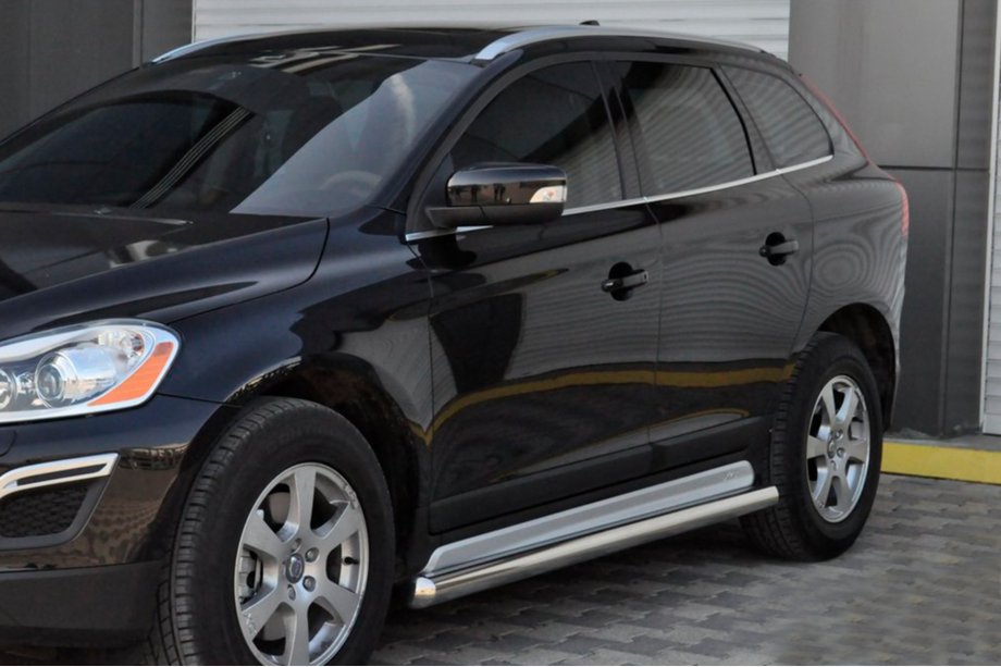 Volvo XC60 2009-2017 Barre Laterali BB004 (2 pz, acciaio inox) Image