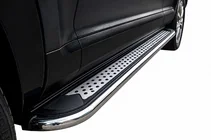 Porsche Cayenne 2003–2010 Pedane Laterali Maydos V2 (2 pz, Alluminio e Acciaio Inox) foto 1