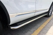 Porsche Cayenne 2003–2010 Pedane Laterali Maydos V2 (2 pz, Alluminio e Acciaio Inox) foto 2