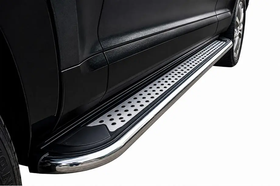 Porsche Cayenne 2003–2010 Pedane Laterali Maydos V2 (2 pz, Alluminio e Acciaio Inox) Image