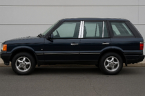 Range Rover II P38A 1997-2002 Modanature Montanti Porta in Acciaio Inox (6 pz) foto 1