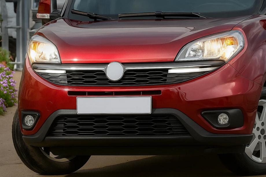 Fiat Doblo II 2010-2022 Luci diurne Cromo (2014↗, LED) Image