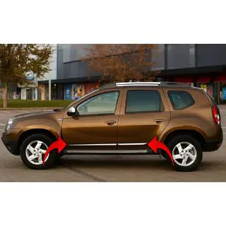 Modanature Porte Acciaio Inox (4 pz) Dacia Duster 2008-2018 foto 1
