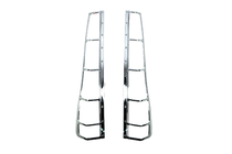 Honda CRV 2001-2006 Coperture cromate per fanali posteriori (2 pz, plastica) foto 3