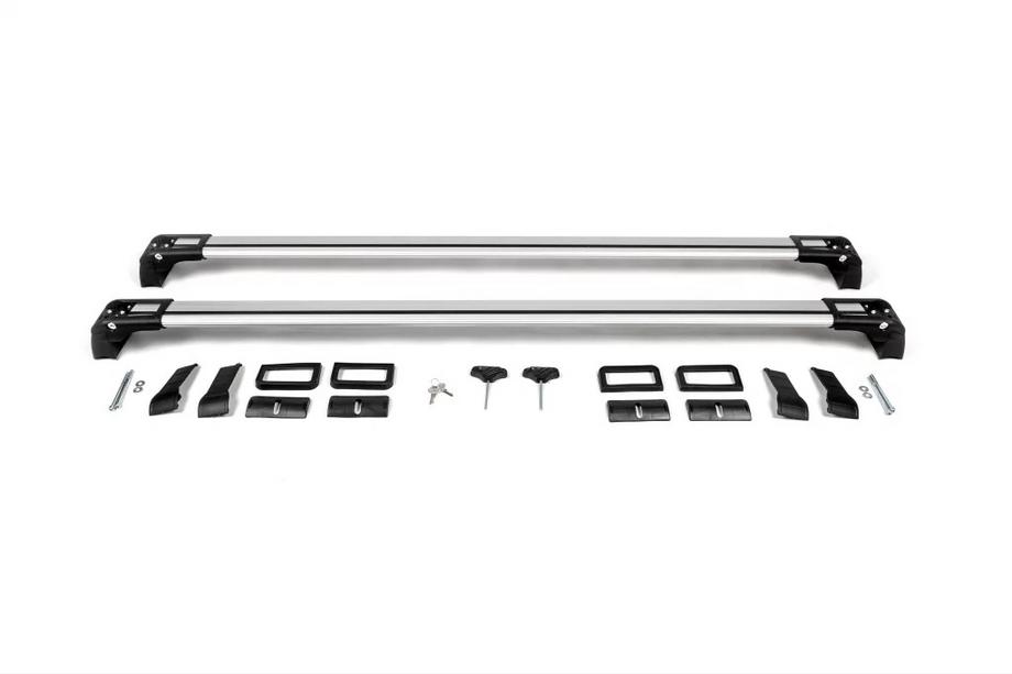 Citroen Jumpy 2007–2017 Barre portatutto trasversali per punti di fissaggio originali, chiudibili a chiave (2 pz) Grigio Foto 12