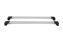 Renault Logan MCV 2005-2013 Barre portatutto trasversali per punti di fissaggio originali, chiudibili a chiave (2 pz) foto 14