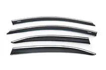 Volkswagen Jetta 2011-2018 Deflettori finestrini con striscia cromata (4 pz, Niken) foto 3