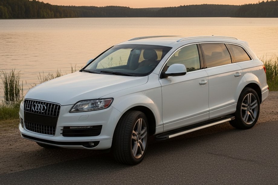 Audi Q7 2005-2015 Pedane Laterali Maya V1 (2 pz, Alluminio) Image