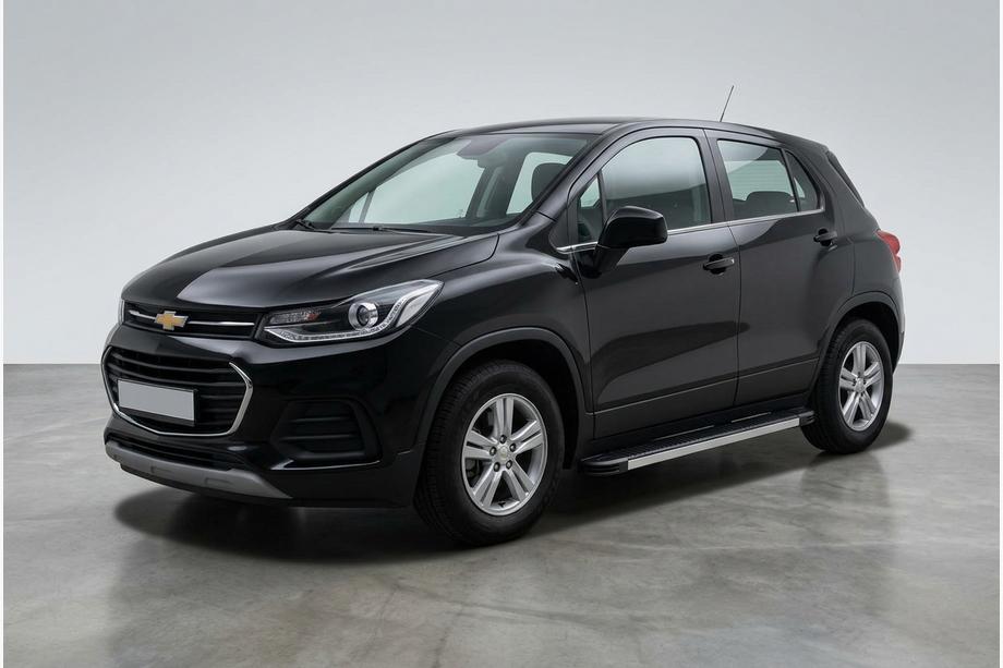 Chevrolet Trax 2012-2023 Pedane Laterali Maya V1 (2 pz, Alluminio) Image